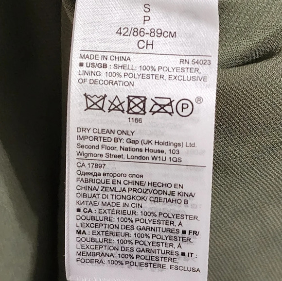 BANANA REPUBLIC Satin Camisole Green Size S - Picture 7 of 8